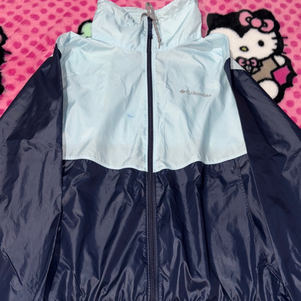 Columbia Light Blue and Navy Jacket